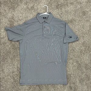 Men's Foot Joy Gray Polo Shirt